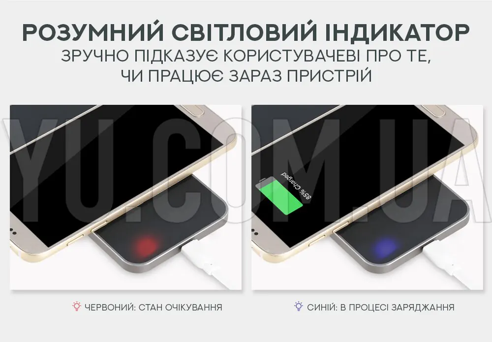 Бездротове зарядне пристрій Awei W1 Wireless Charger Бездротове зарядне пристрій Awei W1 Wireless Charger